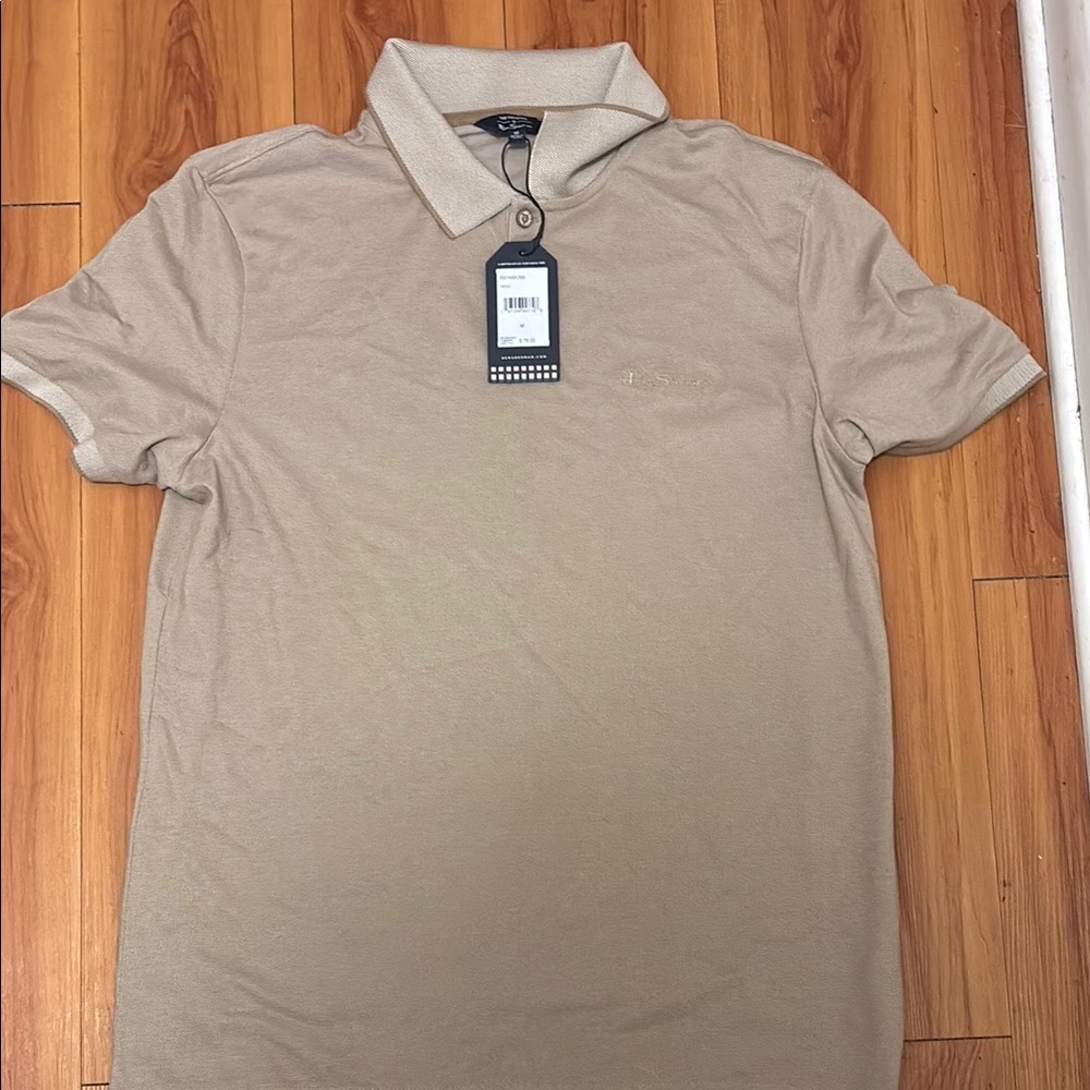 Ben Sherman Tan Polo Shirt Classic Design